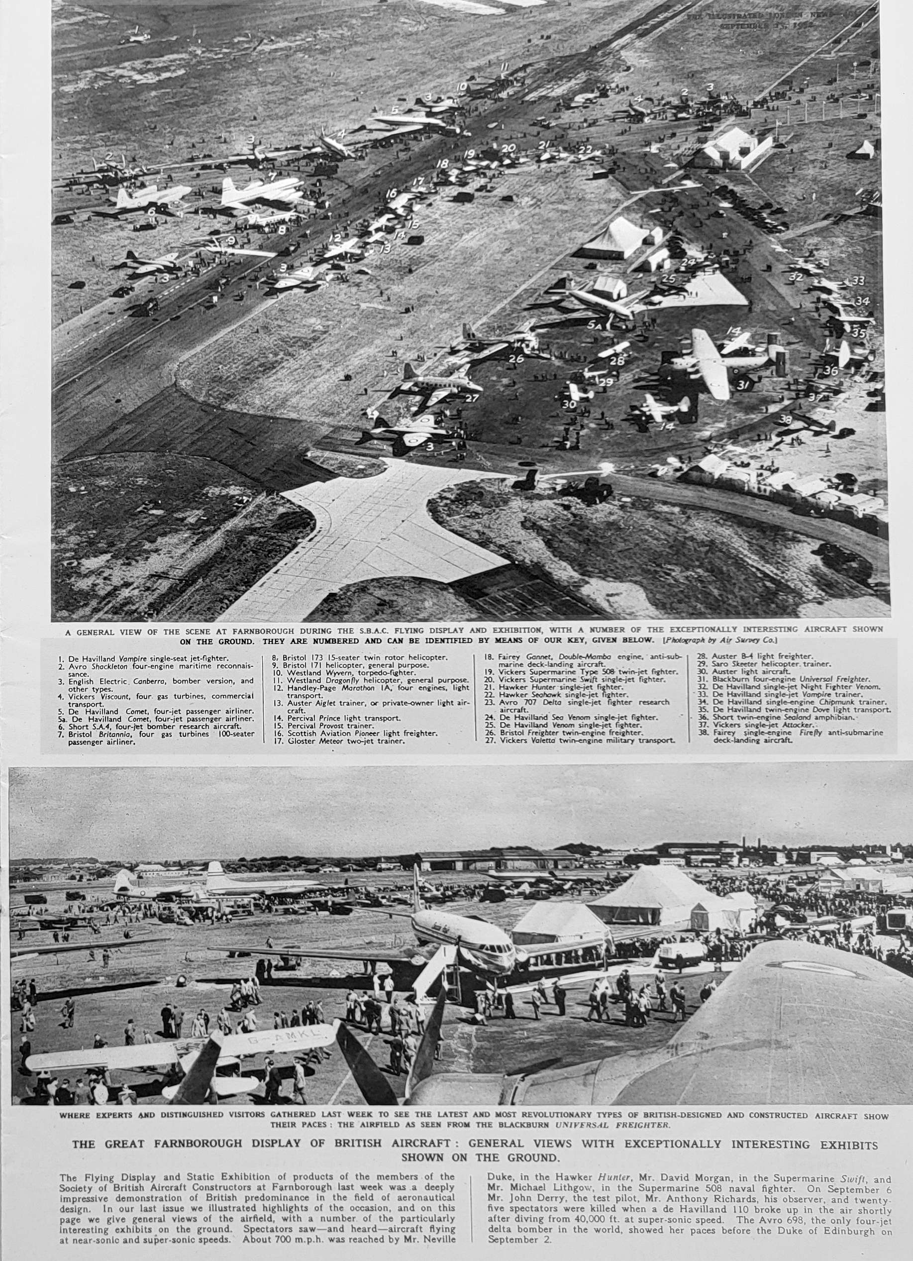 farnborough layout sep 6 1952